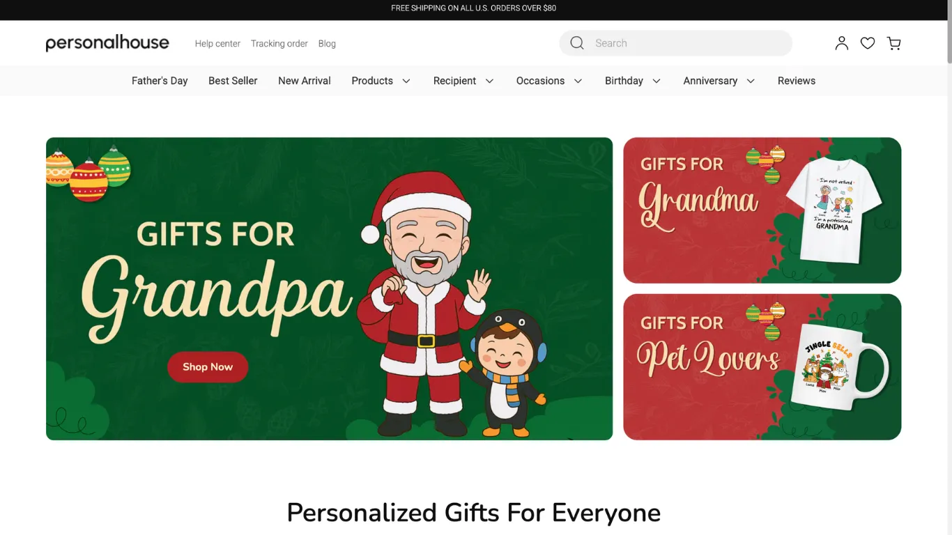 Personal Gifts House