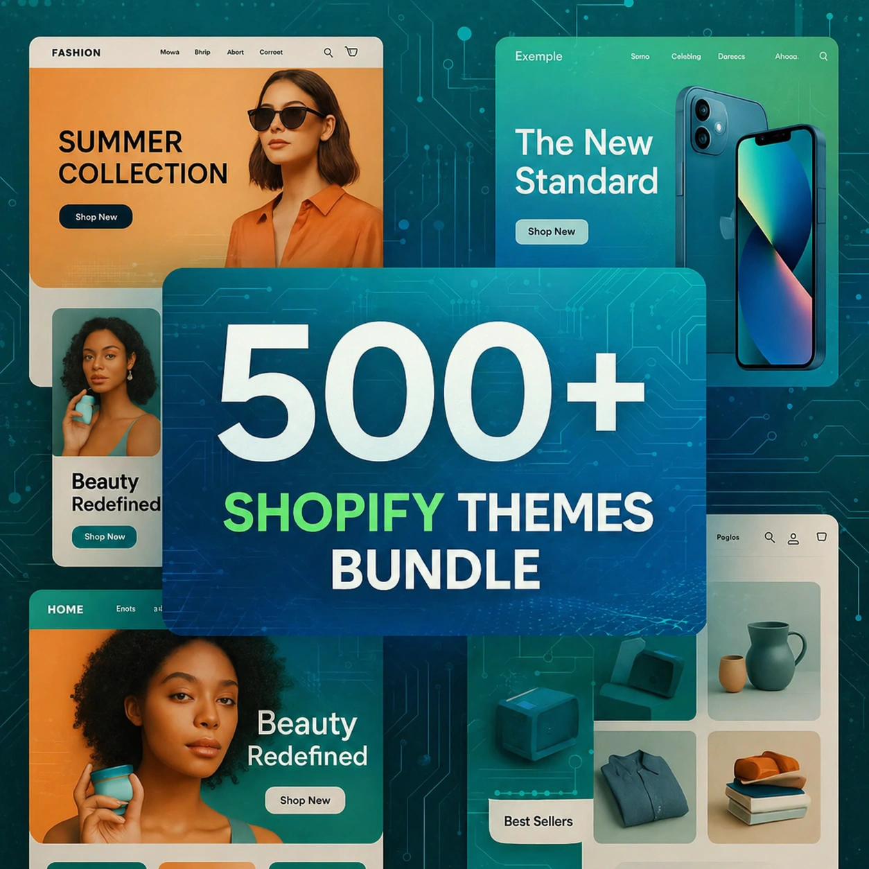 500+ Premium Shopify Themes ( 2026 Updated )